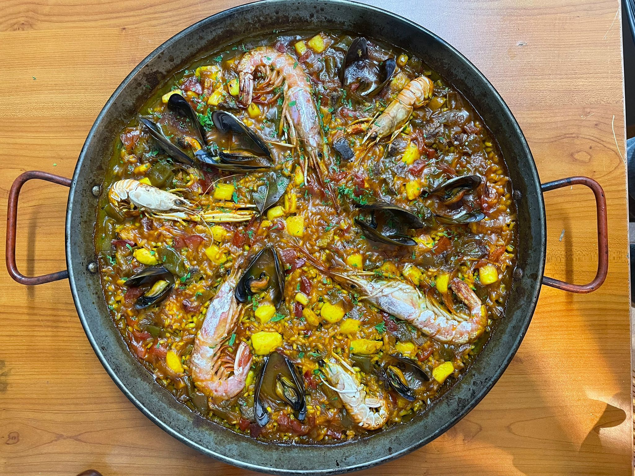 Paellas de marisco